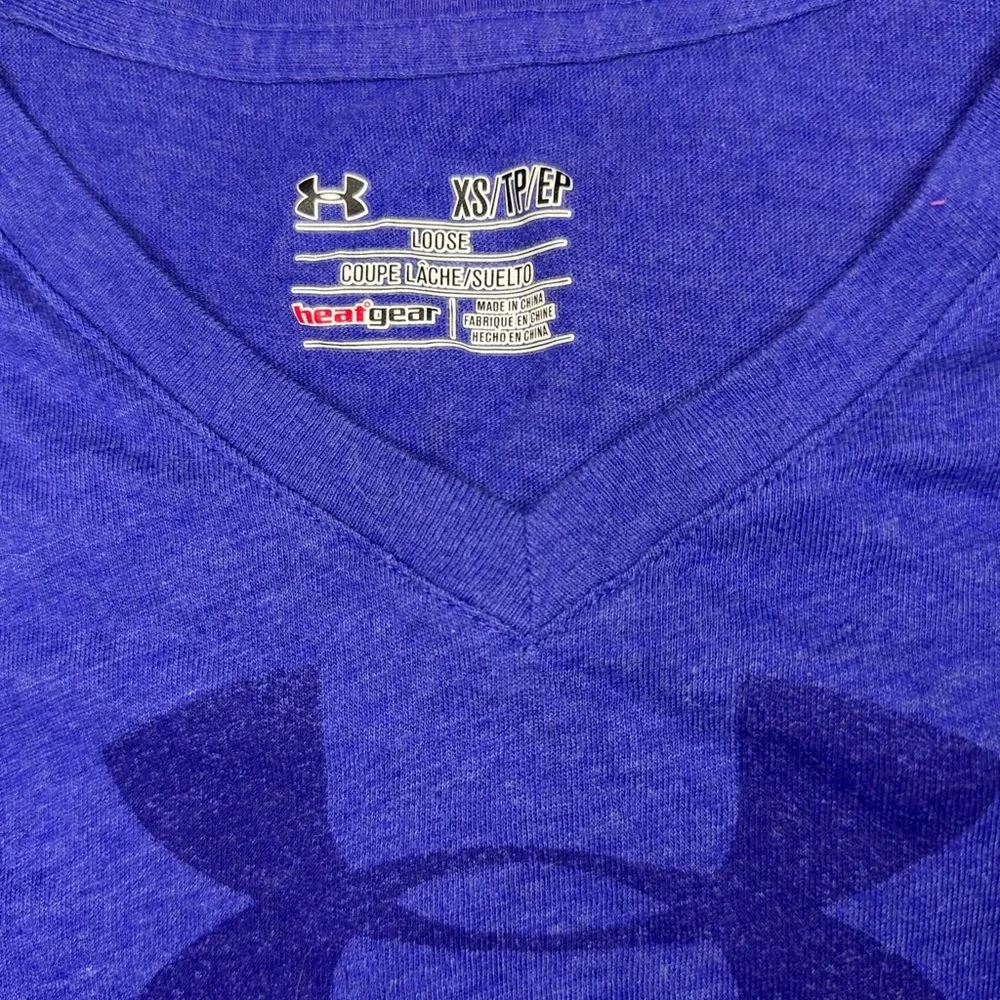 Under Armour Women's Blue Short Sleeve Tee - Picture 3 of 4